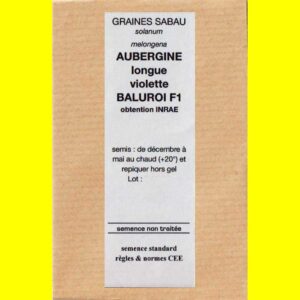 Aubergine - BALUROI F1 (longue violette)