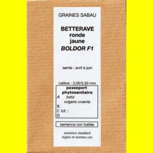 Betterave jaune - BOLDOR F1