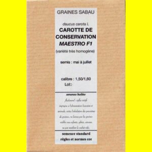 Carotte - MAESTRO F1 (de conservation)