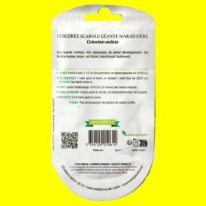 Chicorée scarole - GEANTE MARAICHERE (5gr)