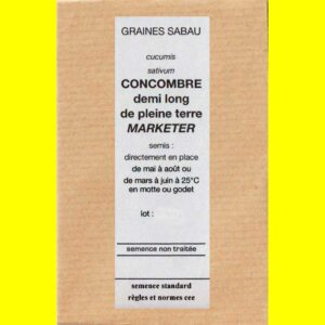 Concombre-demi-long-pleine- Concombre - MARKETER (demi-long de pleine terre)