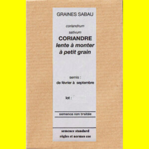 Coriandre à petits grains