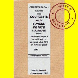 Courgette longue verte Longue de Nice copie Courgette de NICE (Longue Verte coureuse)