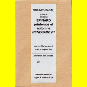 Epinard - RENEGADE F1 (printemps et automne)