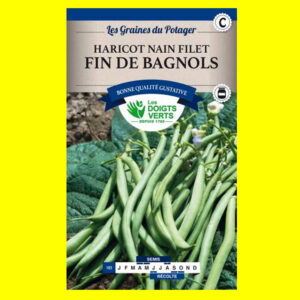 Haricot Mangetout Vert Nain - Fin de Bagnols (200gr)