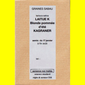 Laitue blonde pommée d'été Kagraner copie Laitue - KAGRANER SOMMER (Blonde Pommée d'été)