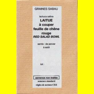 Laitue feuille de chêne - RED SALAD BOWL (rouge)