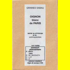 Oignon - BLANC DE PARIS