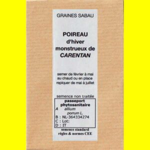 Poireau-d'hiver-monstrueux- Poireau - de CARENTAN (monstrueux d'hiver)