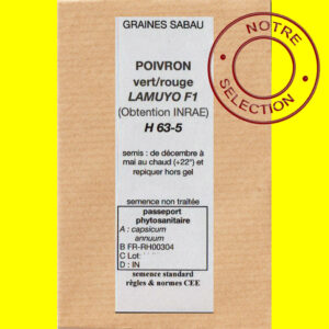 Poivron vert rouge Lamuyo F1 copie Poivron vert/rouge - Lamuyo F1