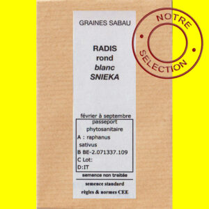 Radis rond Blanc - SNIEKA (15gr)