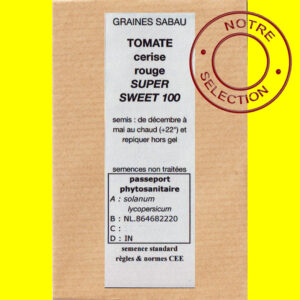 Tomate cerise rouge Super Sweet 100 copie Tomate cerise Rouge - SUPERSWEET 100