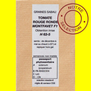 Tomate ronde rouge Montfavet F1 copie Tomate Rouge Ronde - MONTFAVET F1