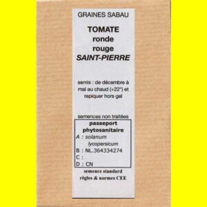 Tomate-ronde-rouge-Saint-Pi Tomate ronde - SAINT-PIERRE (Rouge)