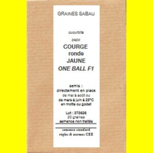 courge-ronde-jaune-one-ball Courge jaune One Ball F1