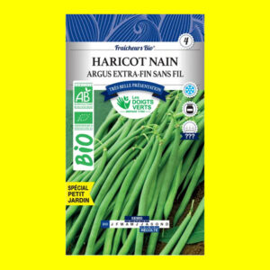 Haricot Mangetout Vert Nain - ARGUS (bio)(100gr)