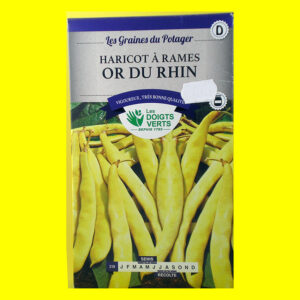 Haricot Mangetout à Rame - Jaune or de Rhin (200gr)