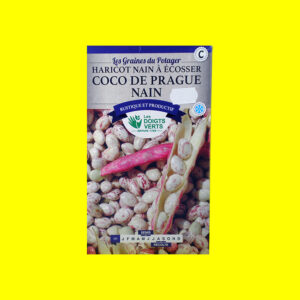 Haricot nain à écosser - COCO DE PRAGUE (250gr)