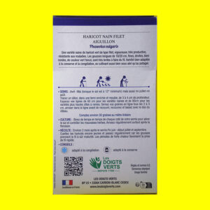 Haricot Mangetout Vert Nain - AIGUILLON (220gr)