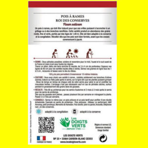 Pois à rame - Roi des conserves (220gr)