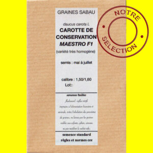 Carotte de conservation Maestro F1 copie Carotte - MAESTRO F1 (de conservation)