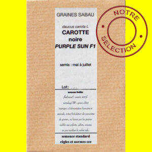 Carotte noire Purple Sun F1 copie Carotte - PURPLE SUN F1 (noire)