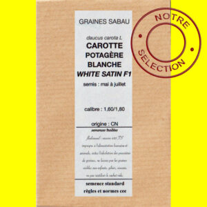 Carotte potagère blanche White Satin F1 copie Carotte - WHITE SATIN F1 (blanche)