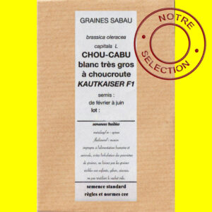 Chou Cabu à choucroute Kautkaiser F1 copie Chou cabu - KAUTKAISER F1 (blanc très gros à choucroute)