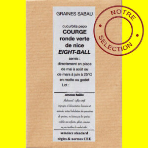 Courge ronde verte de Nice Eight-Ball copie Courge - EIGHT-BALL F1 (ronde verte)