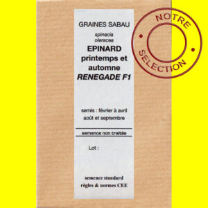 Epinard printemps automne Renegade F1 copie Epinard - RENEGADE F1 (printemps et automne)