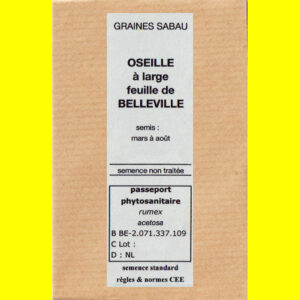 Oseille large feuille De Belleville copie Oseille - BELLEVILLE (à large feuille)