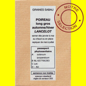 Poierau long gros Lancelot non enrobée Poireau LANCELOT