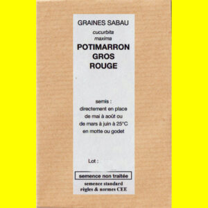 Potimarron gros rouge copie Potimarron - Gros rouge