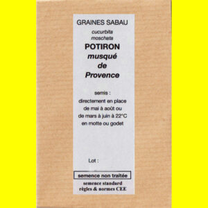 Potiron Musqué de Provence copie Courge / Courgette - MUSQUE DE PROVENCE