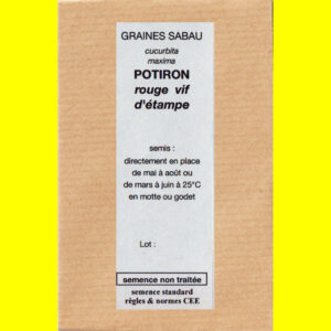 Potiron rouge vif d'Etampe copie Potiron - Rouge vif d'Etampes