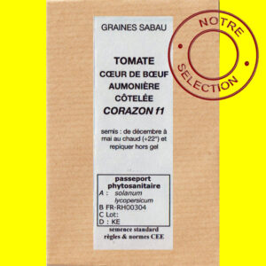 Tomate Coeur de Boeuf côtelée Corazon F1 copie Tomate Cœur de bœuf Aumônière côtelée - CORAZON F1