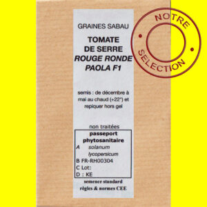 Tomate de serre rouge ronde Paola F1 copie Tomate de serre rouge ronde - PAOLA F1
