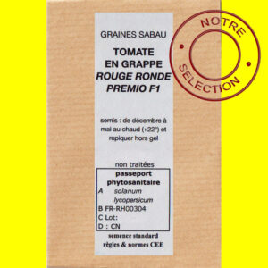 Tomate en grappe rouge ronde Premio F1 copie Tomate en grappe Rouge Ronde - PREMIO F1