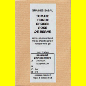 Tomate - ROSE DE BERNE (Ronde Grosse)