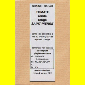 Tomate ronde - SAINT-PIERRE (Rouge)