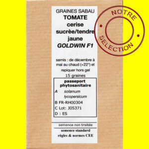 tomate cerisejaune GOLDWIN F1 Tomate cerise jaune - GOLDWIN