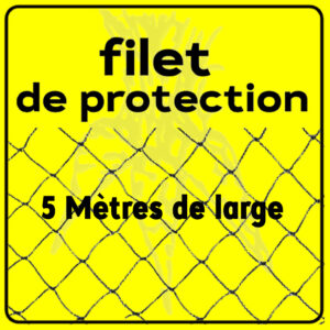Filet de protection très solide en 5 mètres de large.