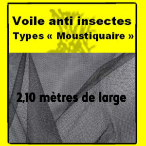 Voile anti-insectes type en 2,10 mètres de large "Moustiquaire"