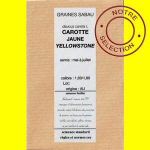 Carotte - YELLOWSTONE F1 (jaune)