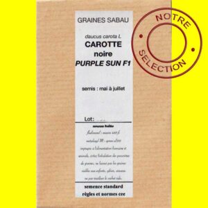Carotte - PURPLE SUN F1 (noire)