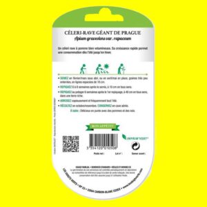 Céleri rave - GEANT DE PRAGUE (3gr)