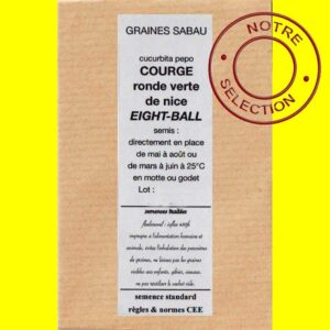 Courge - EIGHT-BALL F1 (ronde verte)