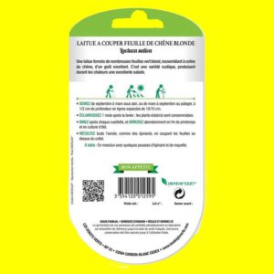 Laitue - Feuille de chêne blonde (4gr)
