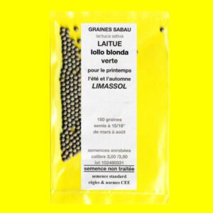 Laitue lollo blonda - LIMASSOL / LISBOA (semences enrobées)