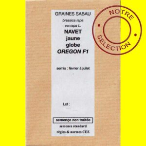 Navet-jaune-globe-Oregon-F1 Navet - OREGON F1 (graines nues)